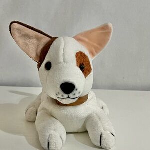 1998 - Wishbone the Jack Russell Dog Stuffed Plush Bean Bag Toy Brown White Blk